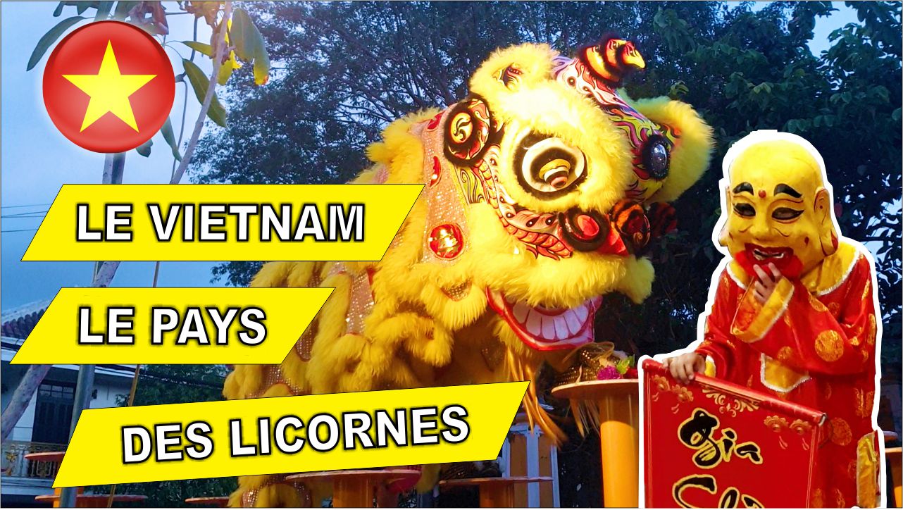 Festival de la mi-automne au Vietnam - Danse des licornes